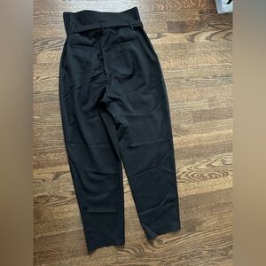 IRO Wool Paperbag Waist Pants – Black – Size 38